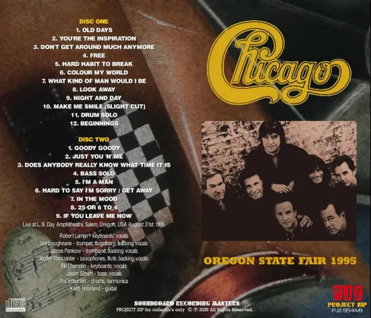 CHICAGO / OREGON STATE FAIR 1995 SOUNDBOARD (2CDR)