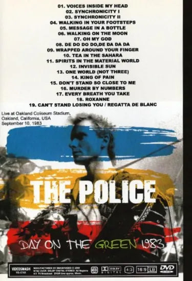 THE POLICE / DAY ON THE GREEN 1983 (1DVDR)