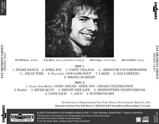 PAT METHENY GROUP / BREMEN 780313 (2CDR)