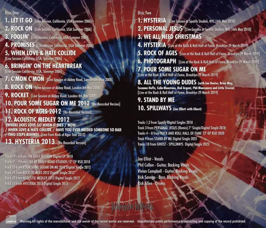 DEF LEPPARD / DIGITAL AND ANALOG SINGLES + EPS COLLECTION (2CDR)
