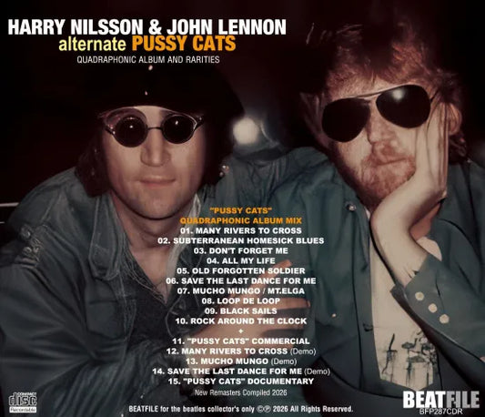 HARRY NILSSON & JOHN LENNON / ALTERNATE "PUSSY CATS" (1CDR)