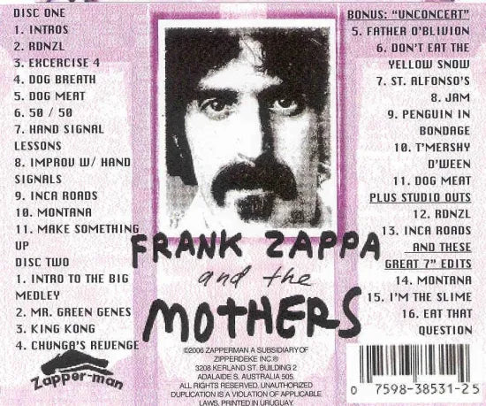 Frank Zappa / The Most Outrageous Bunch ,Texas '73 (2CD)