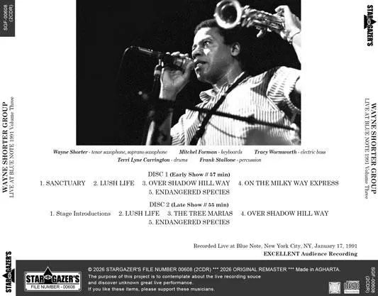 WAYNE SHORTER GROUP / LIVE AT BLUE NOTE 1991 Volume Three (2CDR)