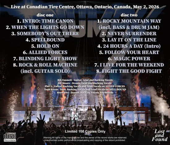 TRIUMPH / OTTAWA 2026 (2CDR)