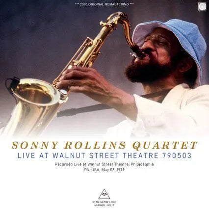 SONNY ROLLINS QUARTET / LIVE AT WALNUT STREET THEATRE 790503 (2CDR