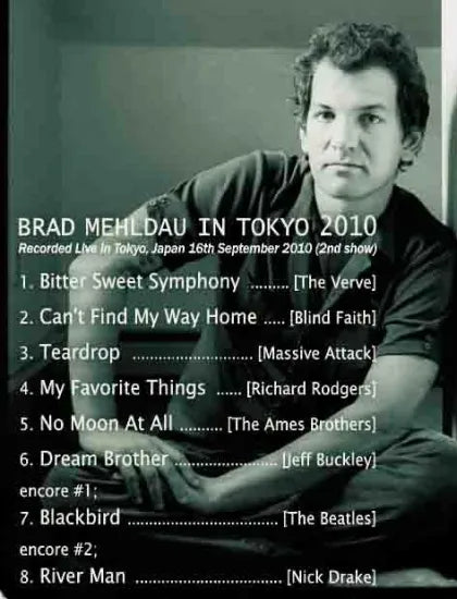 Brad Mehldau / In Tokyo 2010 (1CDR)