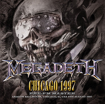 MEGADETH / CHICAGO 1997 PRE-FM MASTER SOUNDBOARD (1 CDR)