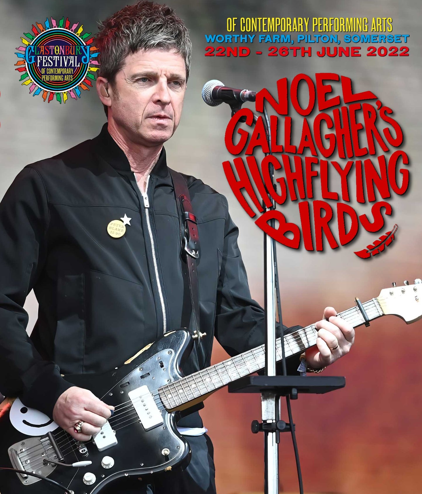 Noel Gallagher’s High Flying Birds / Glastonbury 2022 Worthy Farm Pilton England (1BDR)