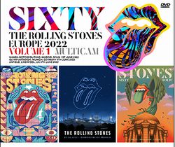 THE ROLLING STONES / EUROPA 2022 VOLUMEN 1 MULTICAM (3DVDR)