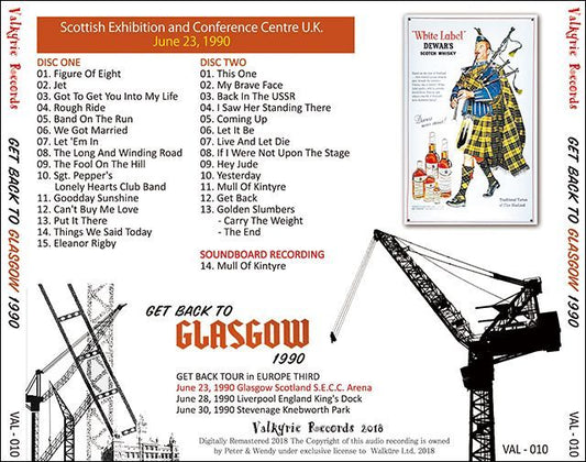 PAUL McCARTNEY / GET BACK TO GLASGOW 【2CD】