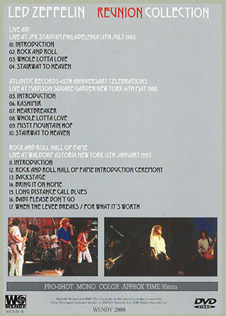 LED ZEPPELIN / REUNION COLLECTION 【DVD】