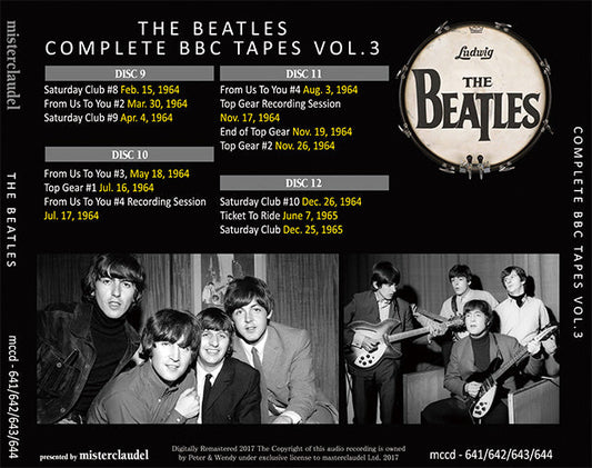 THE BEATLES / COMPLETE BBC TAPES Vol.3 【4CD+解説BOOK】