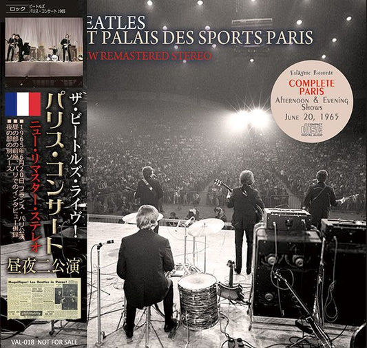 THE BEATLES / LIVE AT PALAIS DES SPORTS PARIS 1965 【2CD】