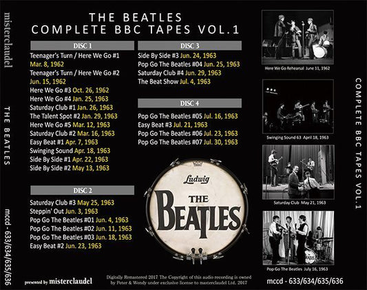 THE BEATLES / COMPLETE BBC TAPES Vol.1 【4CD+解説BOOK】