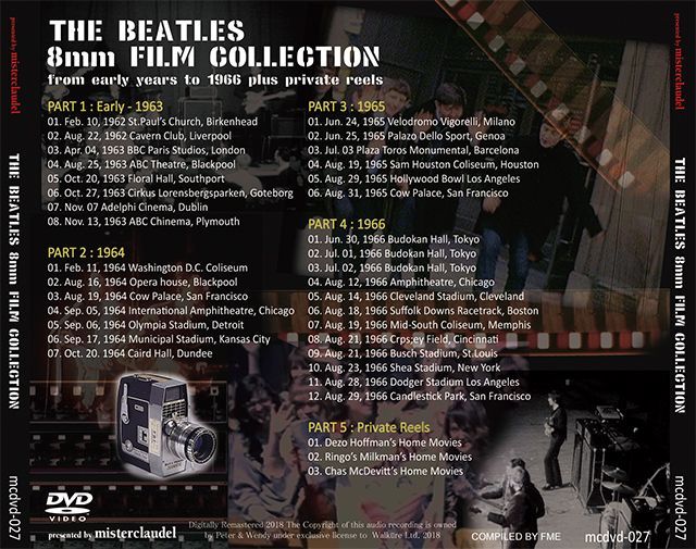 THE BEATLES / 8mm FILM COLLECTION 【DVD】