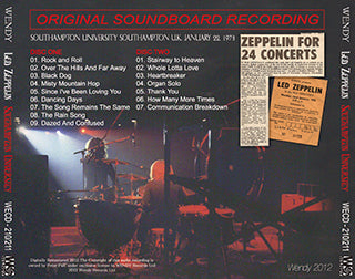 LED ZEPPELIN / SOUTHAMPTON UNIVERSITY 【2CD】
