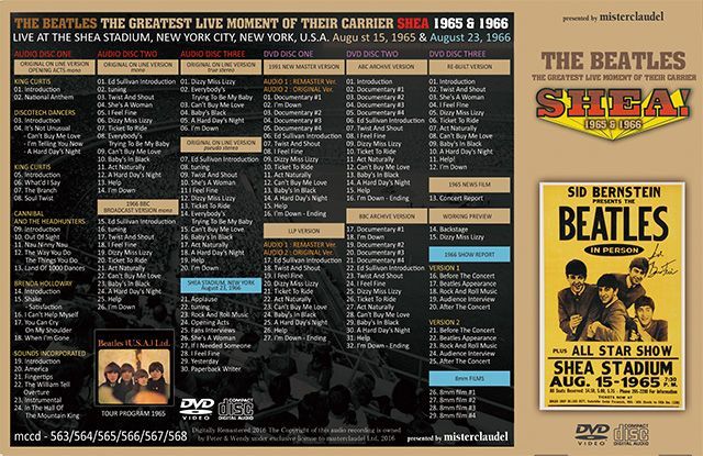 THE BEATLES / SHEA STADIUM 1965 & 1966 【3CD+3DVD with TOUR PROGRAM】