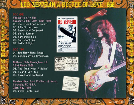 LED ZEPPELIN / A DECREE OF LOVE 【2CD】