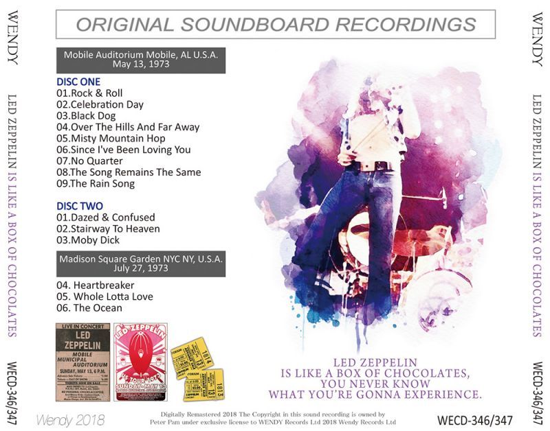 LED ZEPPELIN / BOX OF CHOCOLATES 1973 【2CD】