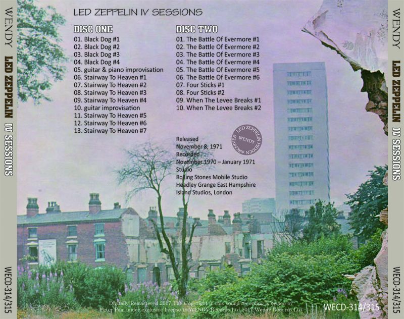 LED ZEPPELIN IV SESSIONS 【2CD】