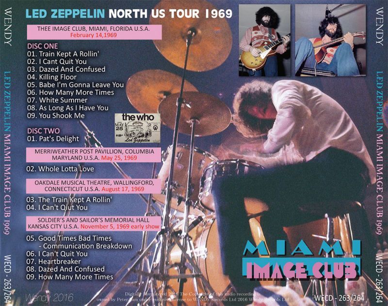 LED ZEPPELIN / MIAMI IMAGE CLUB 1969 【2CD】