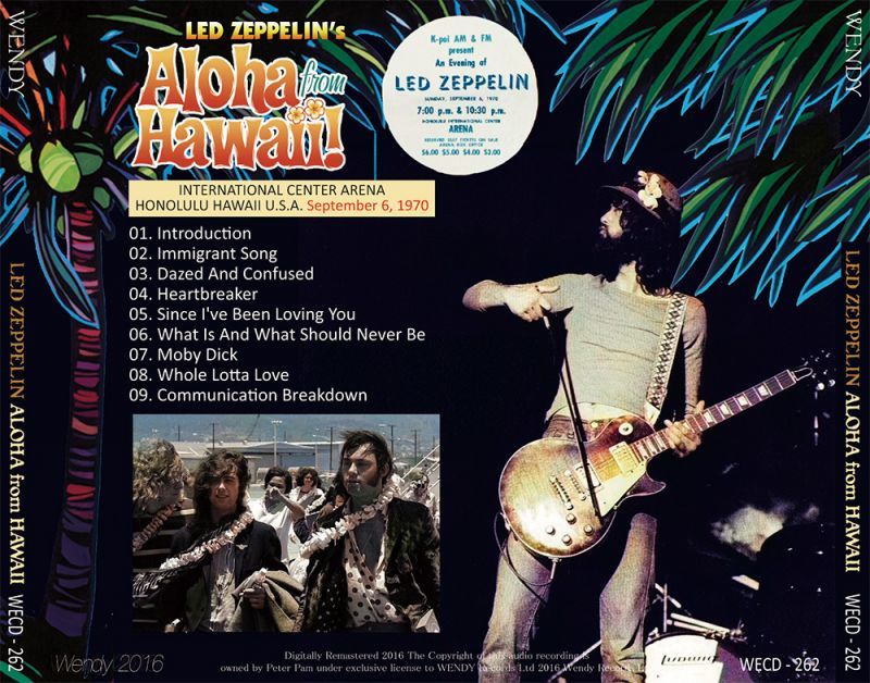 LED ZEPPELIN / ALOHA FROM HAWAII 1970 【1CD】