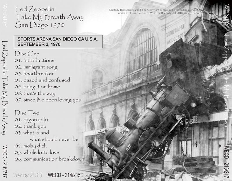LED ZEPPELIN / TAKE MY BREATH AWAY 1970 【2CD】