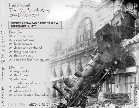 LED ZEPPELIN / TAKE MY BREATH AWAY 1970 【2CD】