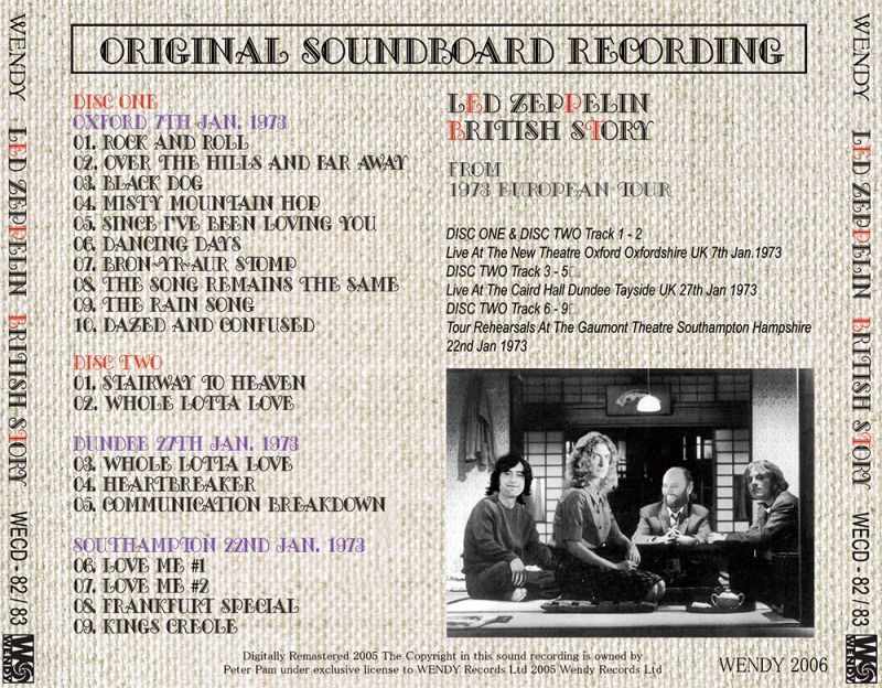 LED ZEPPELIN / BRITISH STORY 【2CD】