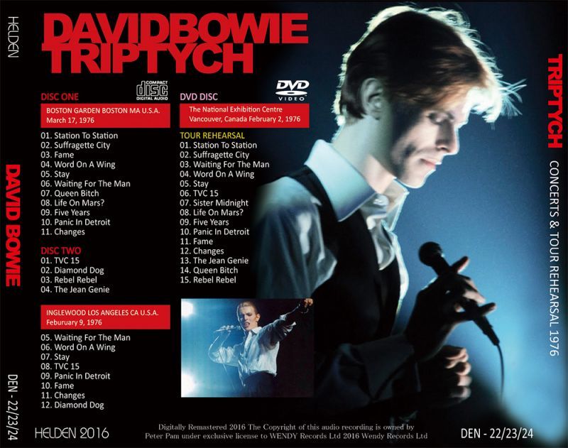 DAVID BOWIE / TRIPTYCH 【2CD+DVD】