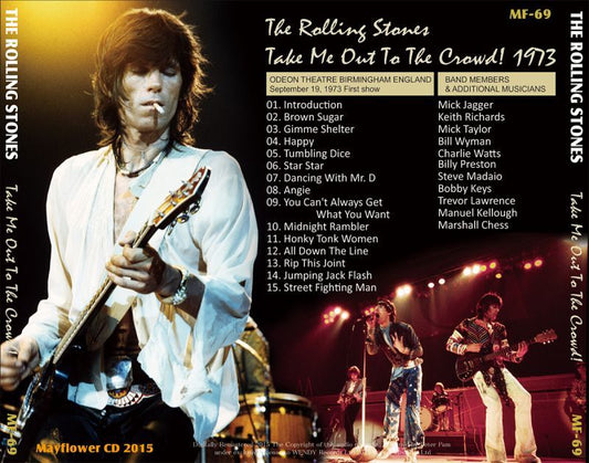 THE ROLLING STONES / TAKE ME OUT TO THE CROWD 【1CD】