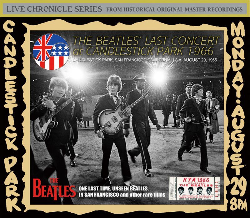 THE BEATLES / BEATLES' LAST CONCERT at CANDLESTICK PARK 1966 【CD+2DVD】