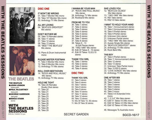 THE BEATLES / WITH THE BEATLES SESSIONS 【2CD】