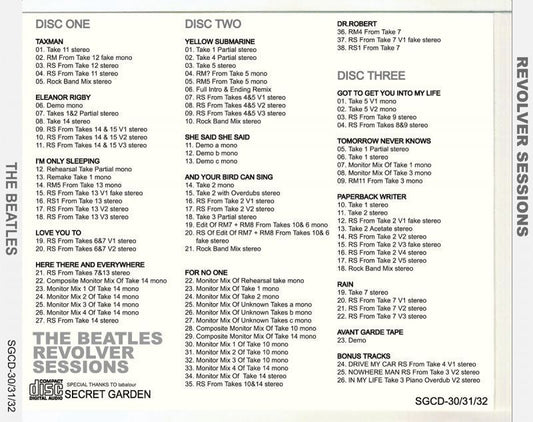 THE BEATLES / REVOLVER SESSIONS 【3CD】