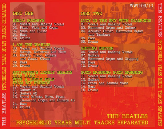 THE BEATLES / PSYCHEDELIC YEARS MULTI TRACKS SEPARATED 【2CD】