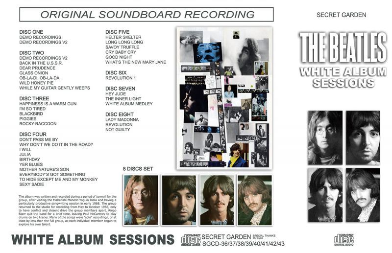 THE BEATLES / WHITE ALBUM SESSIONS 【8CD】