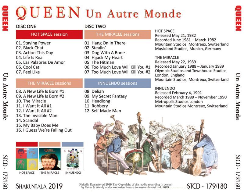 QUEEN / UN AUTRE MONDE - OUTTAKES & DEMOS - 【2CD】