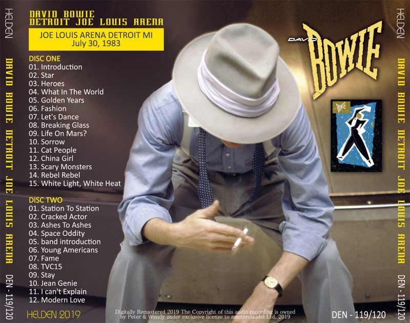 DAVID BOWIE / DETROIT JOE LOUIS ARENA 1983 【2CD】