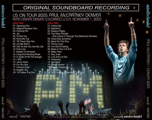 PAUL McCARTNEY / DENVER 2005 【2CD】