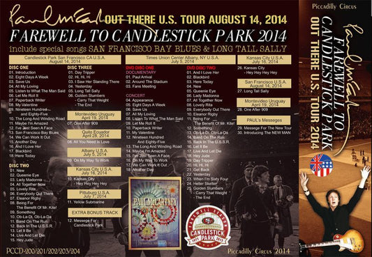PAUL McCARTNEY / FAREWELL TO CANDLESTICK PARK 【3CD+2DVD】
