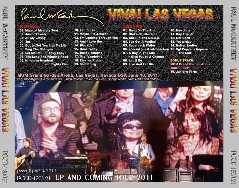 PAUL McCARTNEY / VIVA! LAS VEGAS 2011 【2CD】