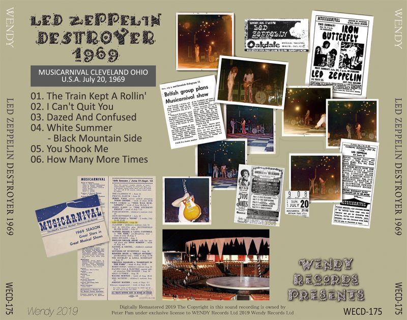 LED ZEPPELIN / DESTROYER 1969 【CD】