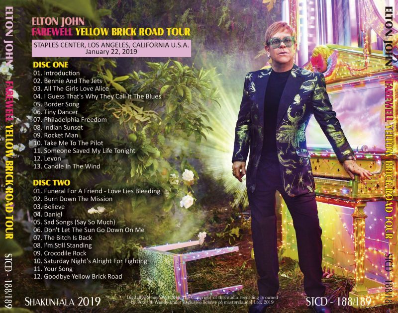 ELTON JOHN / FAREWELL YELLOW BRICK ROAD IN LOS ANGELES 【2CD】