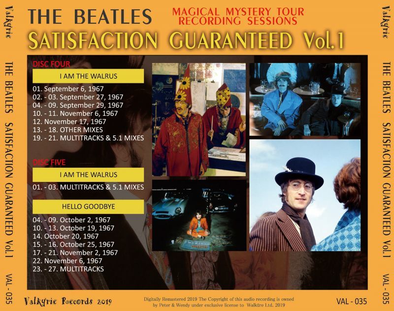 THE BEATLES / SATISFACTION GUARANTEED Vol.1 【5CD】