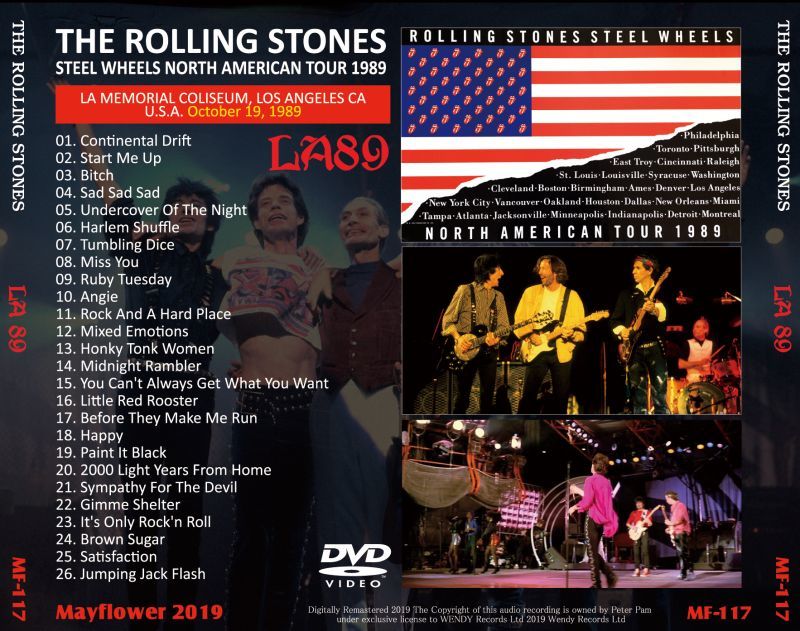 THE ROLLING STONES / LA89 【DVD】