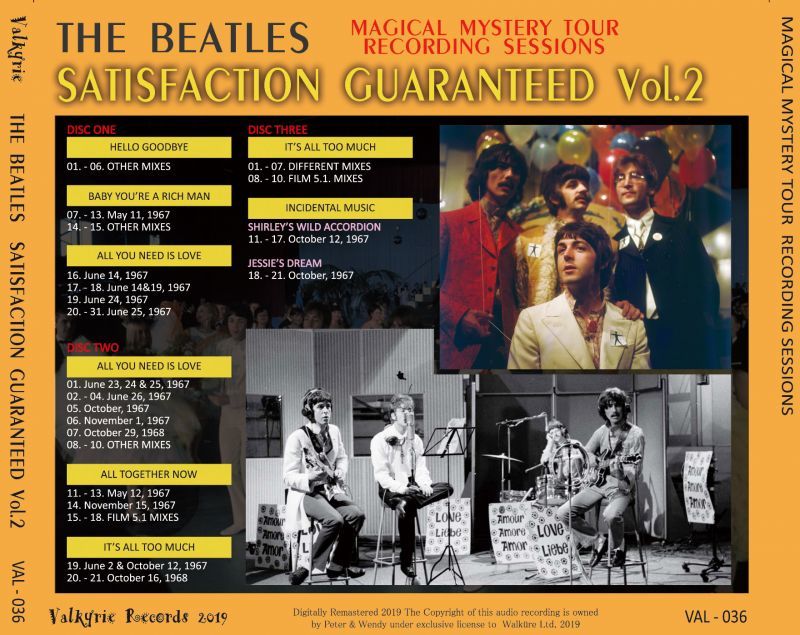 THE BEATLES / SATISFACTION GUARANTEED Vol.2 【5CD】