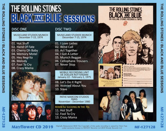THE ROLLING STONES / BLACK AND BLUE SESSIONS 【2CD】