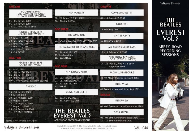 THE BEATLES / EVEREST Vol.3 【6CD】