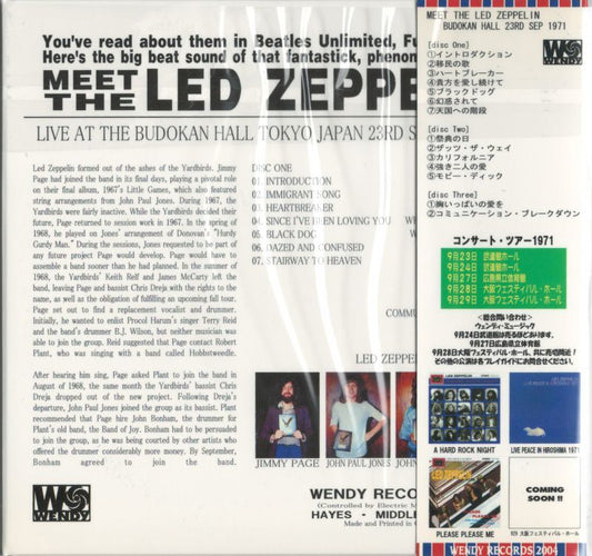 LED ZEPPELIN / MEET THE LED ZEPPELIN 【3CD】