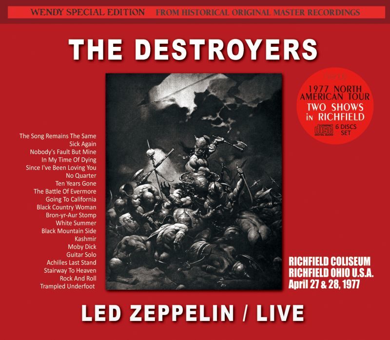 LED ZEPPELIN / THE DESTROYERS 1977 【6CD】